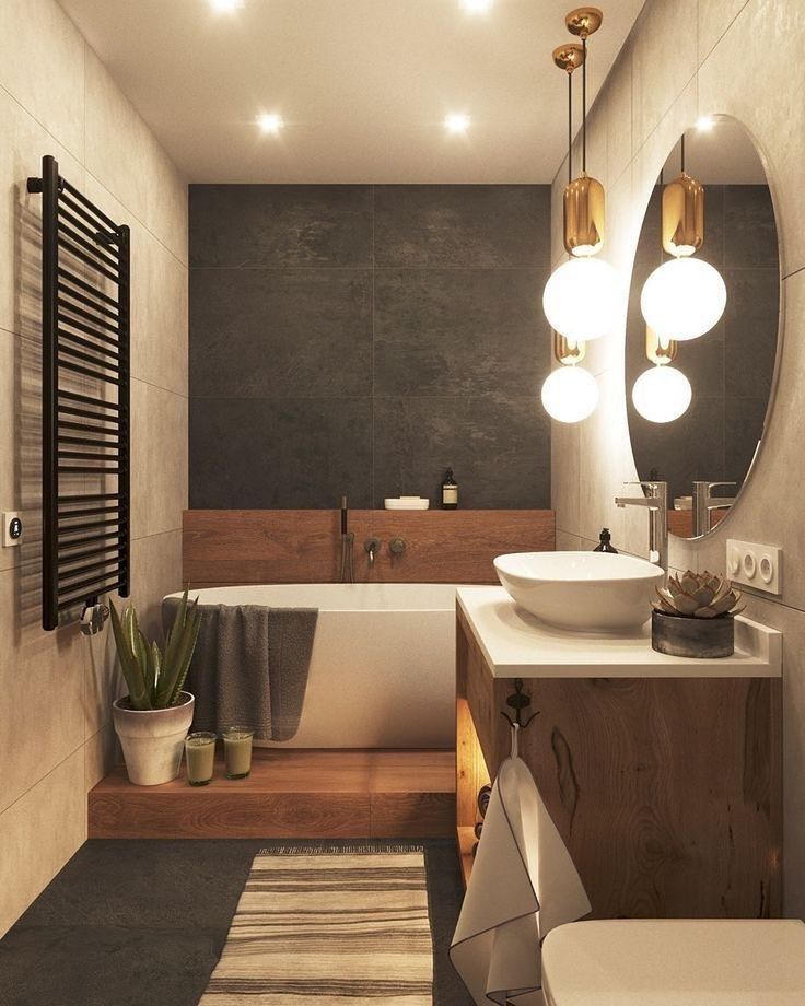 modern banyo dekorasyonu