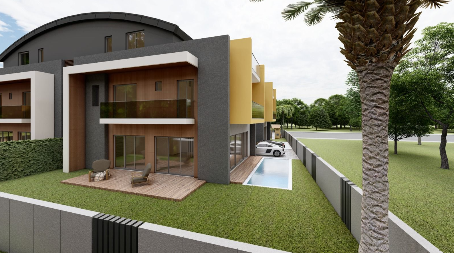 Modern 10 farkli villa tasarimi