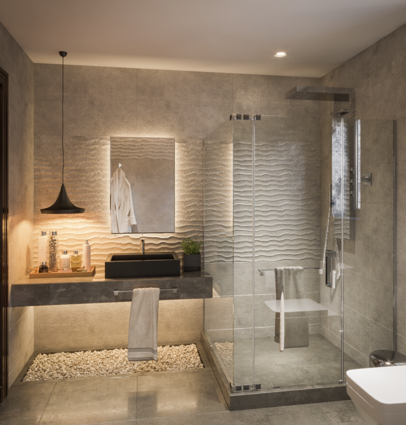 Şık ve Modern Banyo Tasarımları
